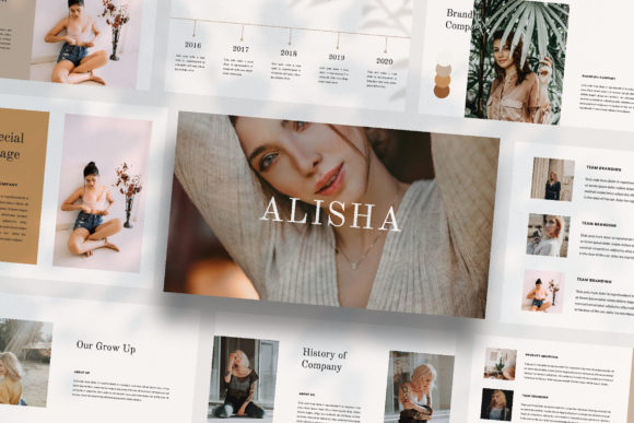 Alisha - Powerpoint Template: A Modern Design Asset for Impactful Presentations