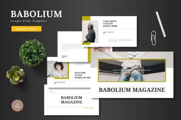Babolium - Google Slide Template: A Designer's Toolkit for Impactful Presentations