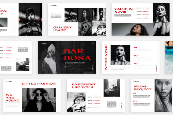 Barbosa – Google Slide Template: A Unique Visual Narrative