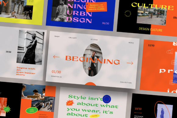 Beginning - Keynote Template: Slides That Tell a Story