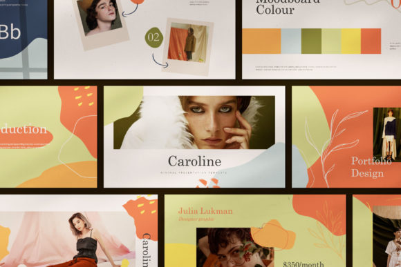 Caroline Keynote Template: A Minimalist Framework for Modern Brands