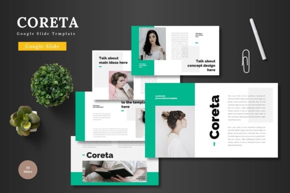 Coreta - Google Slide Template: A Versatile Tool for Modern Presentations