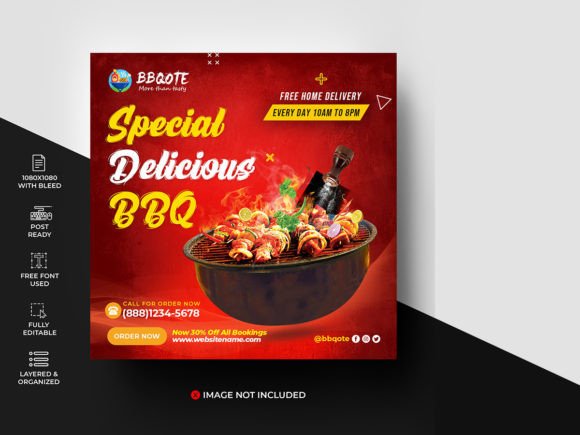 Elevate Your Feed: The Food Restaurant Instagram Banner
