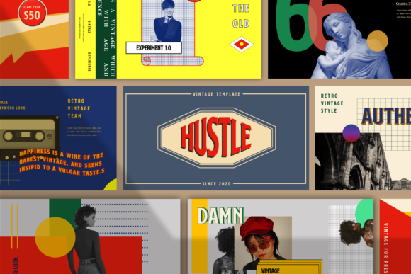 Hustle Googleslide Template: Your Modern Visual Strategy