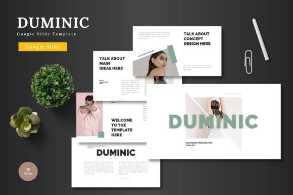 Master Your Next Pitch with the Duminic - Google Slide Template